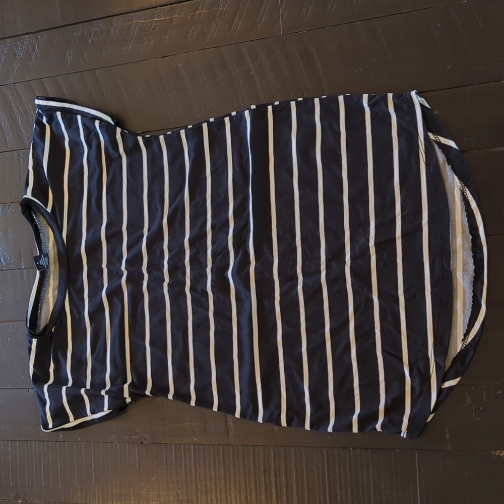 Striped t-shirt dress
